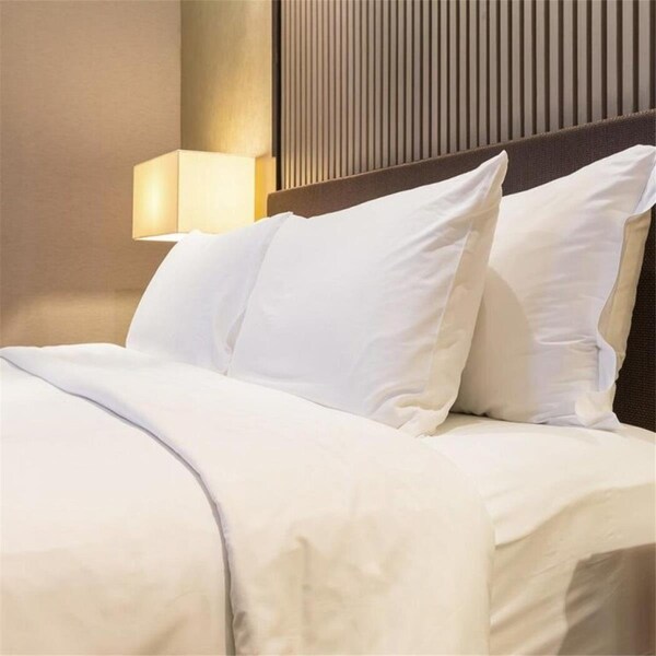 Kd T-300 100 Percentage Cotton Flat Sheet, White - King Size, 6PK KD3171238 - main